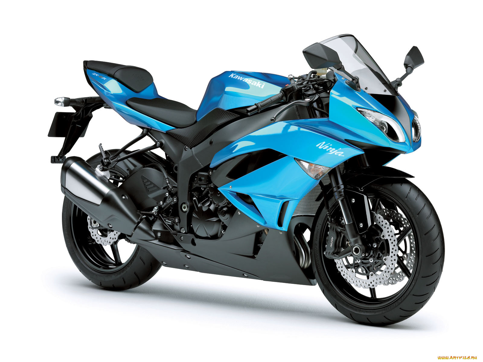 kawasaki, ninja, zx, 6r, 2009, 